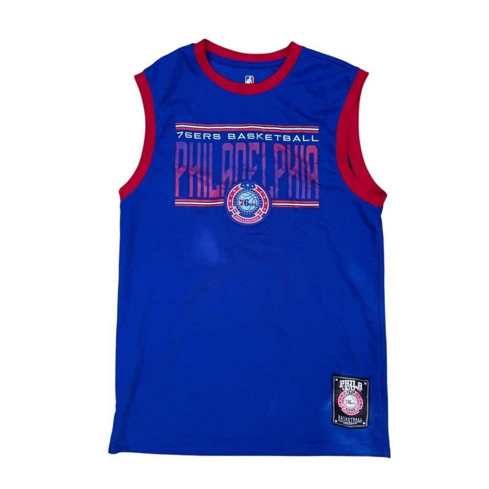 Joel Embiid Philadelphia 76ers NBA Basketball Alternate Jersey Blue Men Size S